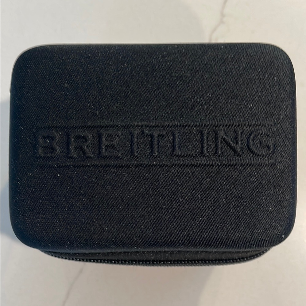 Breitling Black Zippered Watch Case